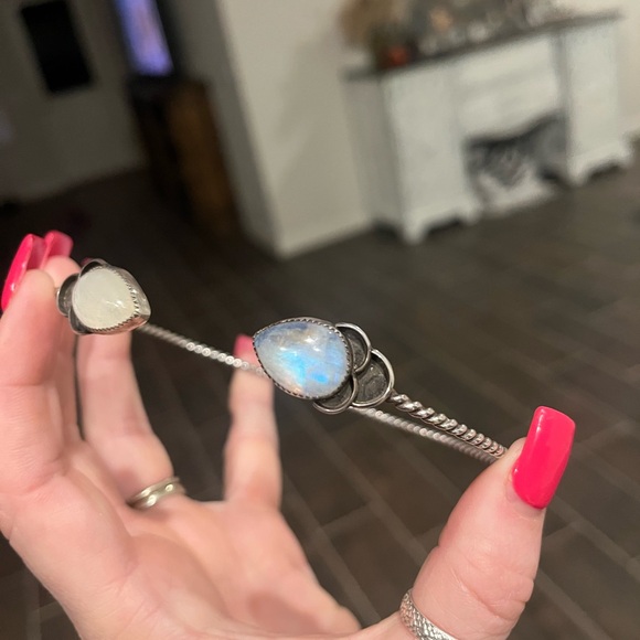 RESERVED - TRADE - Hannah Maed Levy Love Stoned Moonstone Choker🦄 - Picture 5 of 9